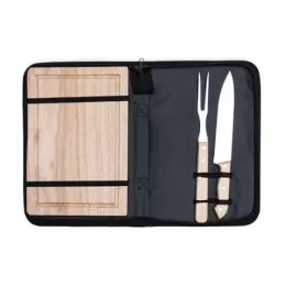 Kit Churrasco 2 Peças com Tábua 13788