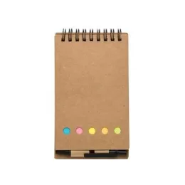 Bloco de Anotações com Autoadesivos e Caneta 12244