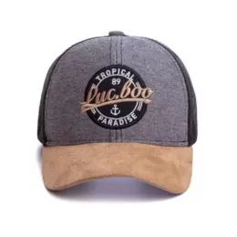 Boné 06 Gomos Aba Curva Confeccionado em Malha Piquet + Tela bone22565