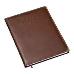 Agenda Semanal Super Capa Marrom