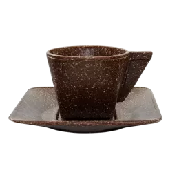 Conjunto Xícara e Pires Green BB305G