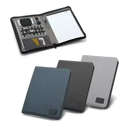 Pasta A4 em Linho e Couro SP92068