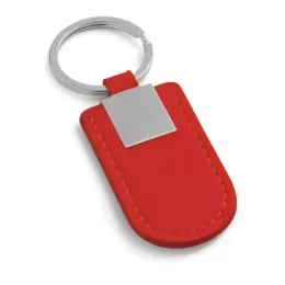 Chaveiro Metal e Couro Sintético