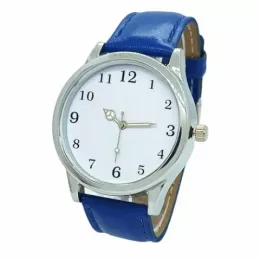 Relógio de Pulso Personalizado para Brinde Linha Cromo Couro EST-CCF1010PCB2