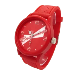 Relógio de Pulso Personalizado para Brinde Linha Color EST-CRED1010PBBRED
