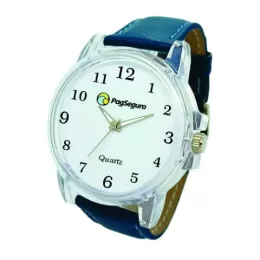 Relógio de Pulso Personalizado para Brinde Linha Cristal EST-CT1640PCT