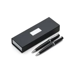 Conjunto Caneta e Lapiseira Metal ER182PAR-BCO