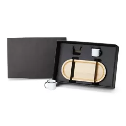 Kit Bandeja e Canecas 3 Pçs SMKT-90270