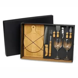 Kit Queijo, Churrasco e Vinho 11 Pçs SMKT-9027Q