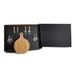 Kit Queijo e Vinho 7 Pçs SMKT-9034S