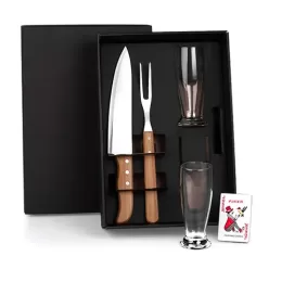 Kit de Copos e Facas 5 Pçs SMKT-9040W