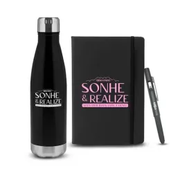 Kit Caderno e Acessórios 3 Pçs SMKT-9044U