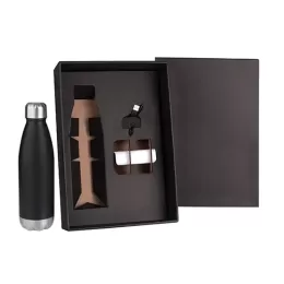 Kit Garrafa e Carregador Portátil 2 Pçs SMKT-9046U