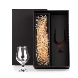 Copo de Vidro p/ Cerveja 400ml 1 Pç com Espaço para a Garrafa SMVI-18321