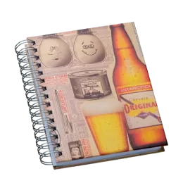 Agenda Wire-o Personalizada na Capa e Contra Capa com Imagem Fotográfica