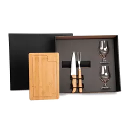 Kit Churrasco Com Copos 5 Pçs SMKT-9015M