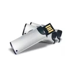 Pen Drive Retrátil Escovado - GIPTRI