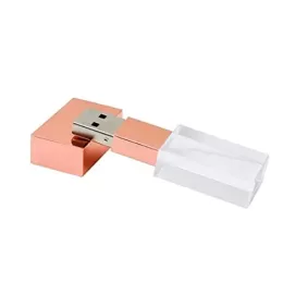 Pen Drive Vidro Rose - GIPLPC
