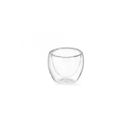 Copo Vidro Parede Dupla 80ml 06094