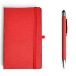 Caderneta P/ Anotações Com Caneta - Vermelha SMLE-31874