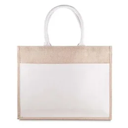 Sacola em Algodão e Juta 220g/m² (35x45x11cm) AI-BAC012